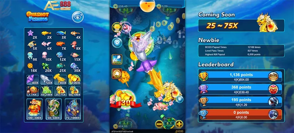 Cách khám phá các game bắn cá AE888 cực dễ
